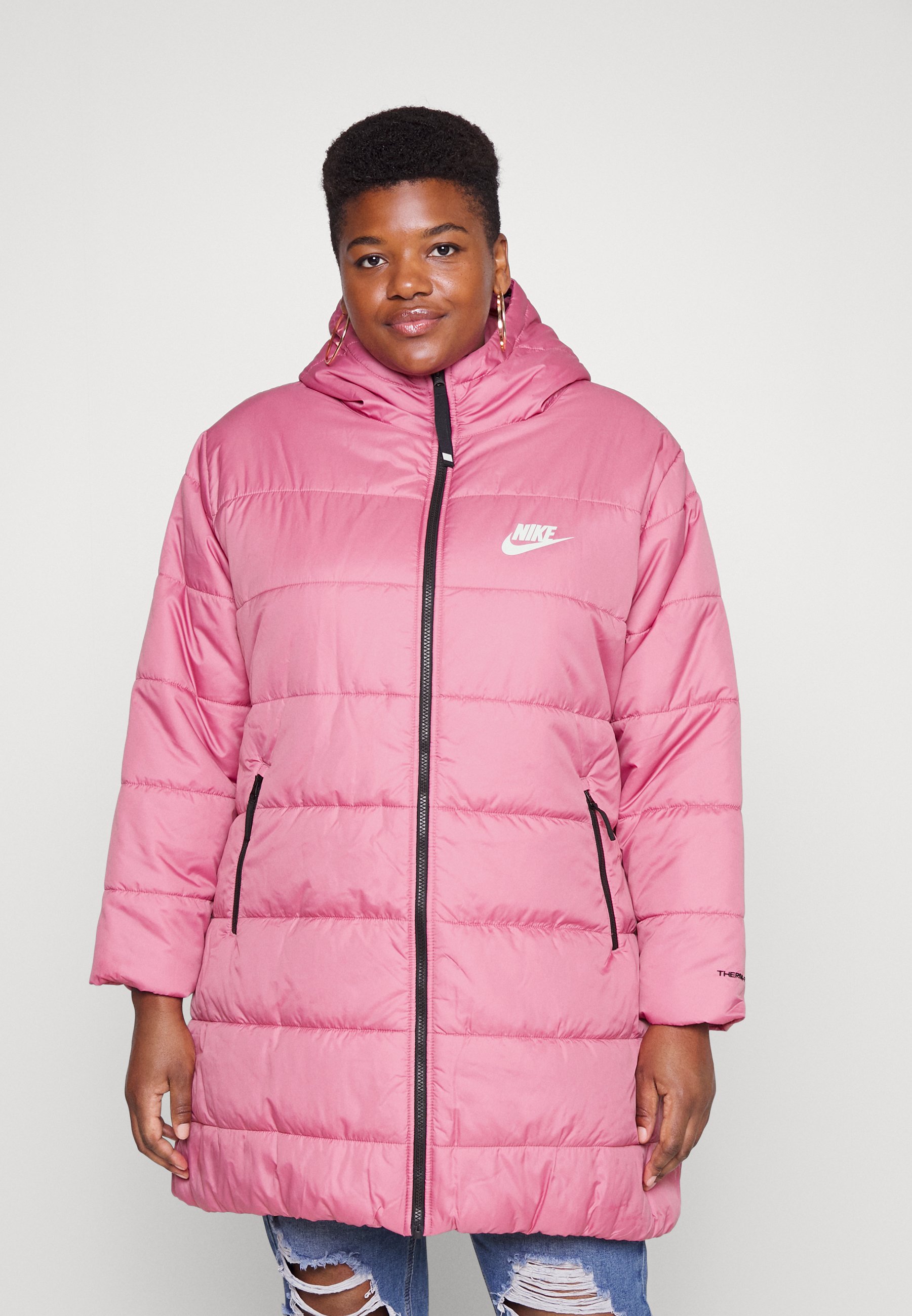 Nike Sportswear W NSW TF RPL CLASSIC HD PLUS - Winter coat - desert  berry/blac/pink - Zalando.ie