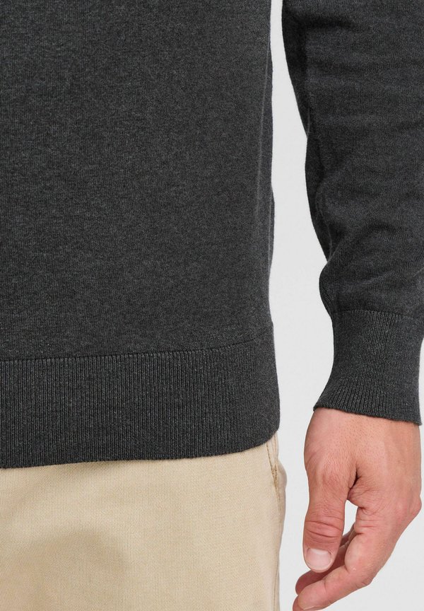 IDBELLOX - Long sleeved top - charcoal mix3