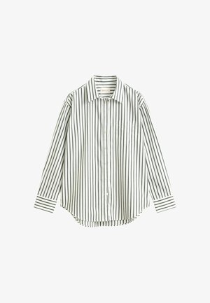 GANT, REL CLASSIC POPLIN STRIPED SHIRT - Chemisier - mossy green