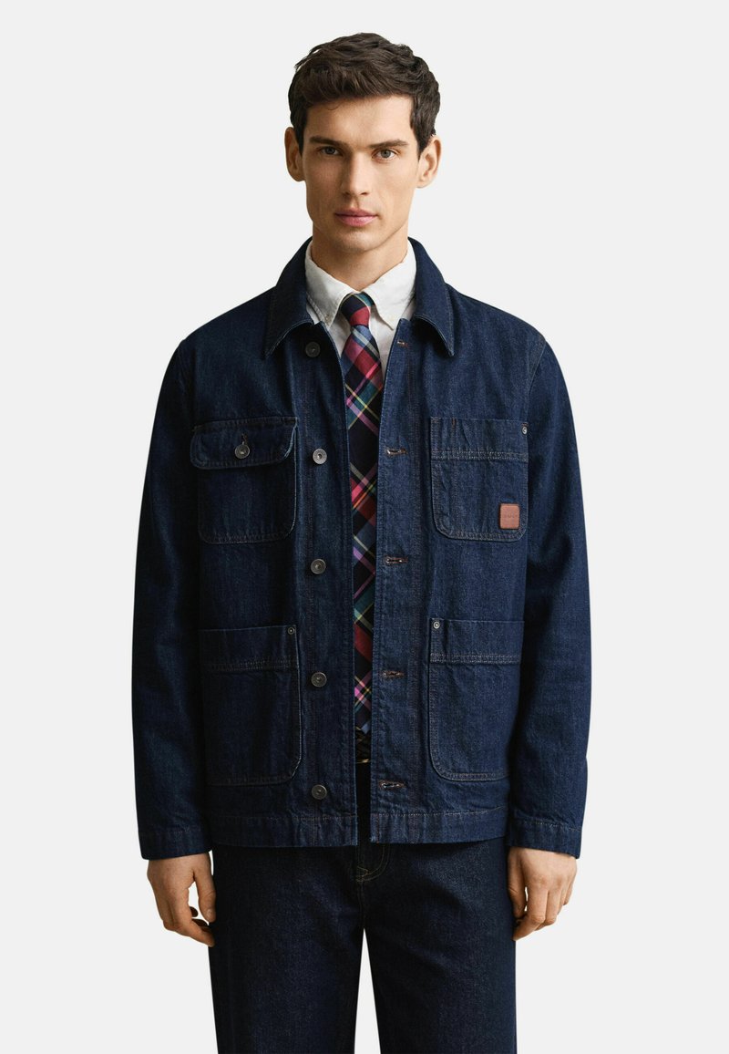GANT Džínová bunda - dark blue raw