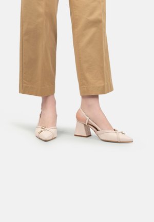 ISOBEL WITH STRAPS - Pantofi clasici cu toc - beige