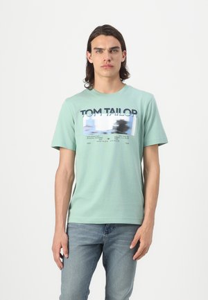 TOM TAILOR T-shirts print - dust green