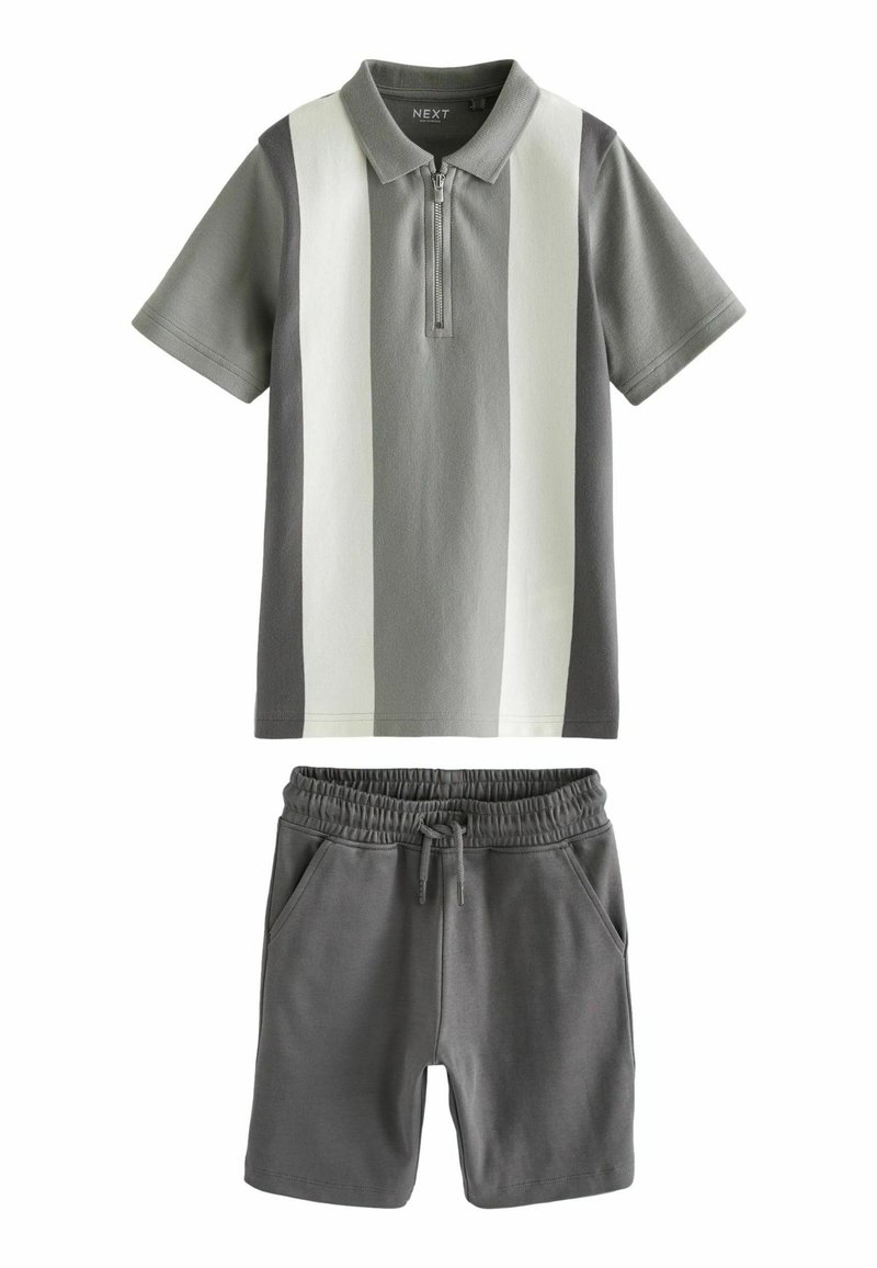 Next - SET  - REGULAR FIT - Pantaloni sportivi - grey white, Ingrandire