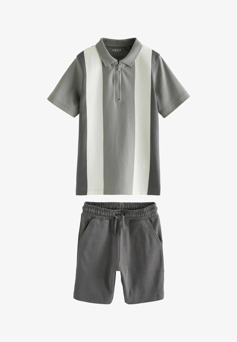 Next SET  - REGULAR FIT - Træningsbukser - grey white