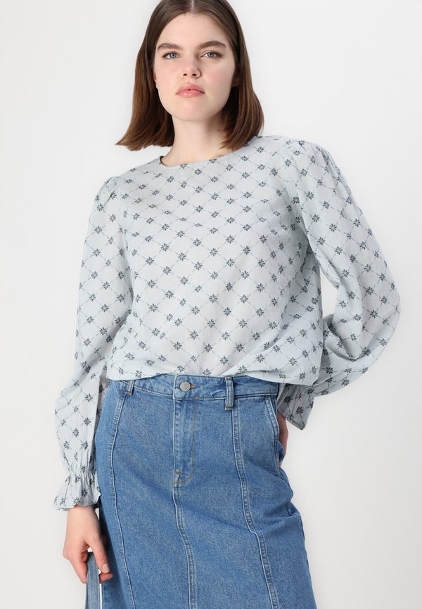 SLFEVELYN MIDI SKIRT - Denim skirt4