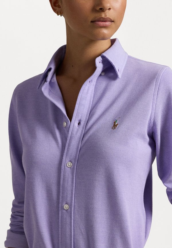 LONG SLEEVE BUTTON FRONT SHIRT - Button-down blouse - pure lilac2