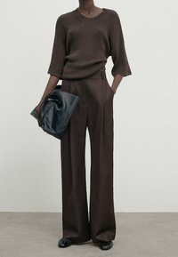 Massimo Dutti Strickpullover - brown