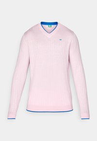 Striktrøje - clear pink