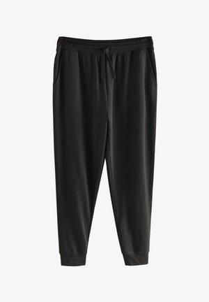 LIGHTWEIGHT SLIM CUFFED JOGGERS - Spodnji del pižame - black