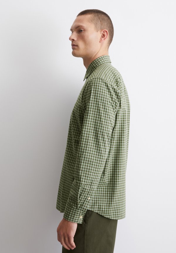 KENT COLLAR ONE RECTANGULAR CHEST POCKET ROUND HEM - Shirt - multi  luscious moss2