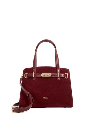DINIDEFINE BELTED GRAB - Handbag - burgundy