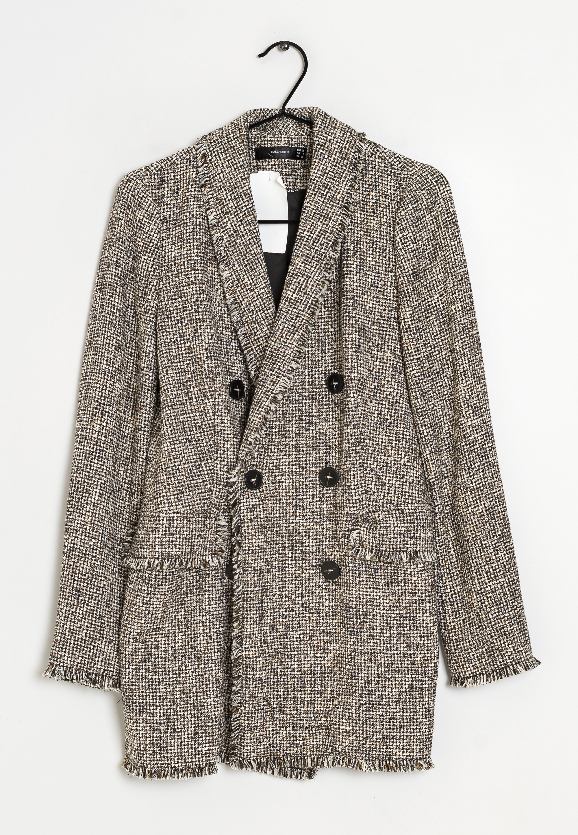 Hallhuber Hellblauer Blazermantel Hallhuber Grauer Mantel