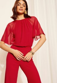 Friends Like These FLUTTER SLEEVE WIDE LEG - Buksedragter - red