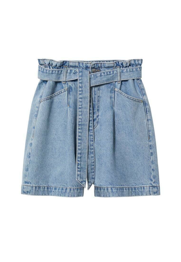 MANGO Ares Jeans Shorts Bleu clair, Damen, Größe: XL, hellblau