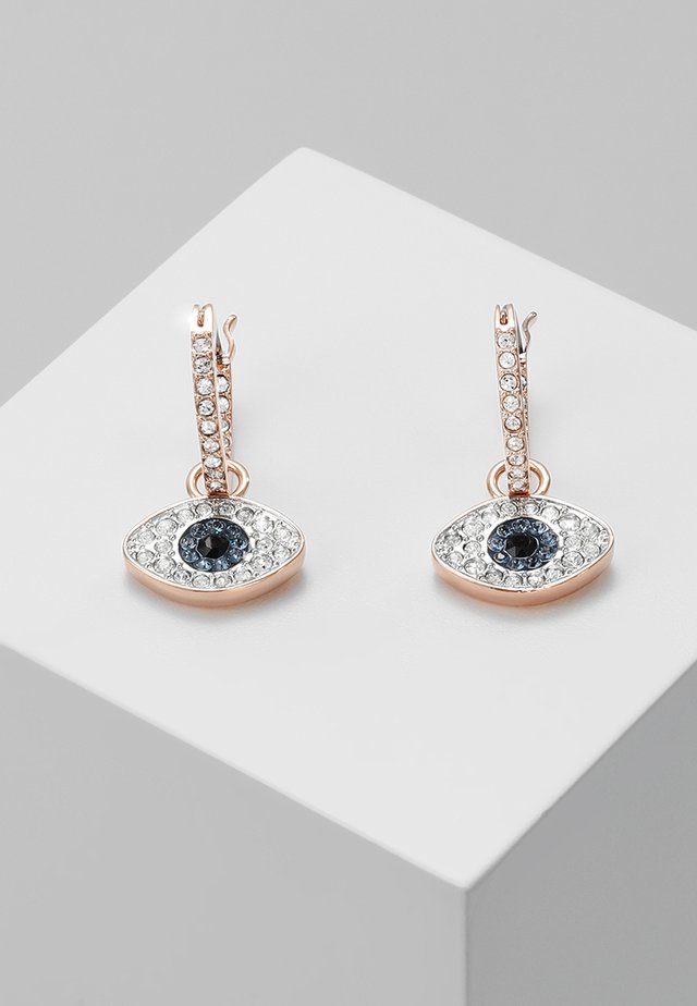 DUO HOOP EVIL EYE - Ohrringe - dark multi