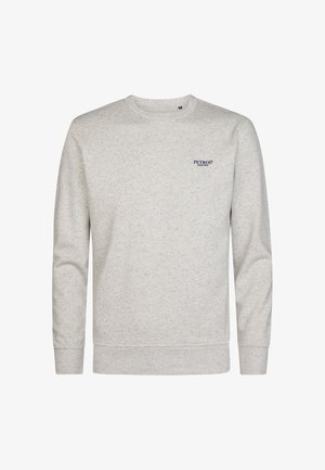 Petrol Industries, MELANGE CREW NECK SWEATSHIRT ROSEWOOD - Sweatshirt - antique white melee