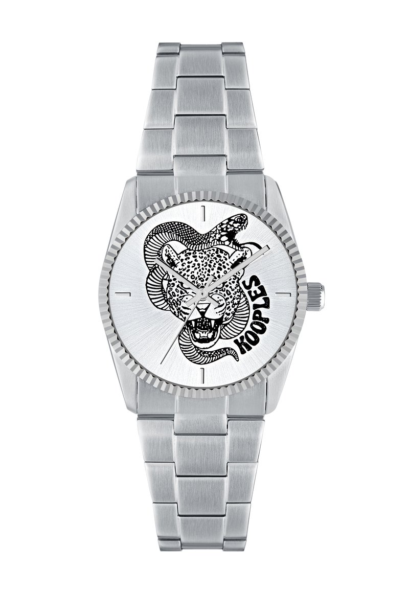 The Kooples SNAKE - Laikrodis - black-silver