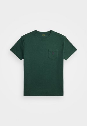 Polo Ralph Lauren CUSTOM SLIM FIT JERSEY CREWNECK T-SHIRT - T-shirt basique - scotch pine heather