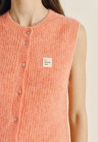 American Vintage EAST - Vest - peches blanche chine