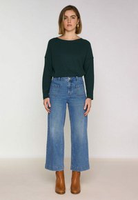 Maison 123 LEA CROPPED - Jeans a zampa - stone used