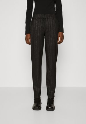 ONLY Tall ONLKATNIS PINSTRIPE - Παντελόνι - black