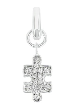 PUZZLE PIECE - Colgante - silberfarben