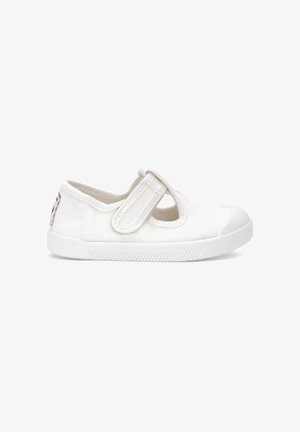 Pisamonas, PEPITOS BAREFOOT LONA LAVADA NIÑOS - Chaussures à scratch - blanco