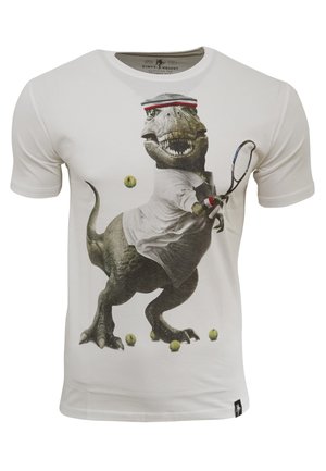 TENNISAURUS REX - Print T-shirt - white