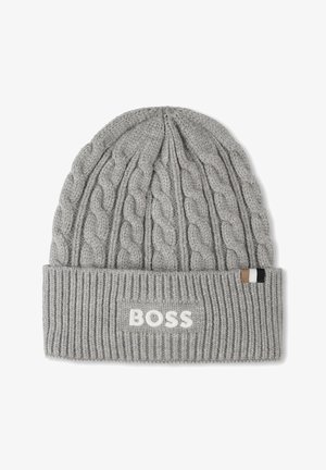 BOSS Kidswear Kootud müts - chine grey