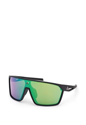 Sports glasses - matte black dark green