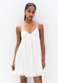 PULL&BEAR - STRAPPY  - Day dress - white Thumbnail Image 1