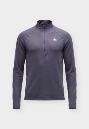 Nike ACG, TRAIL MIDLAYER - Блуза с дълги ръкави - gridiron/summit white