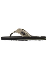MONKEY  - Sandale s remenom u obliku slova T - green/black/brown