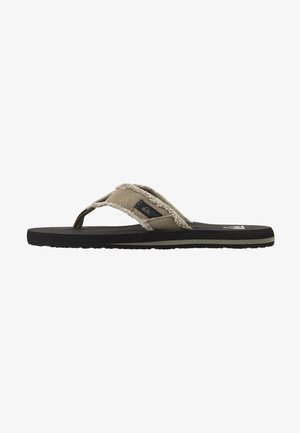 MONKEY ABYSS - T-bar sandals - green/black/brown