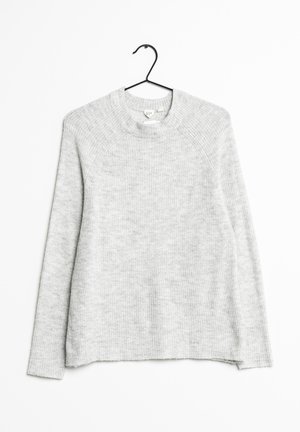Stickad tröja - grey