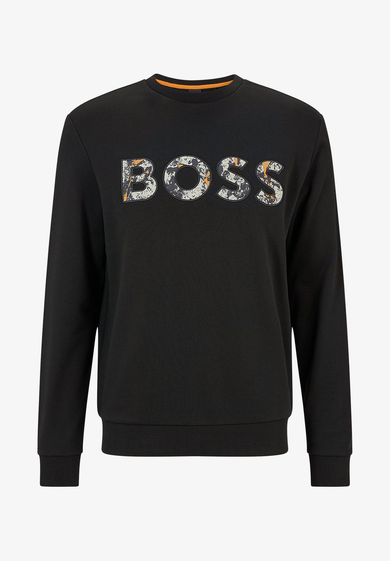 Hugo boss sweatshirt black and white Clearance