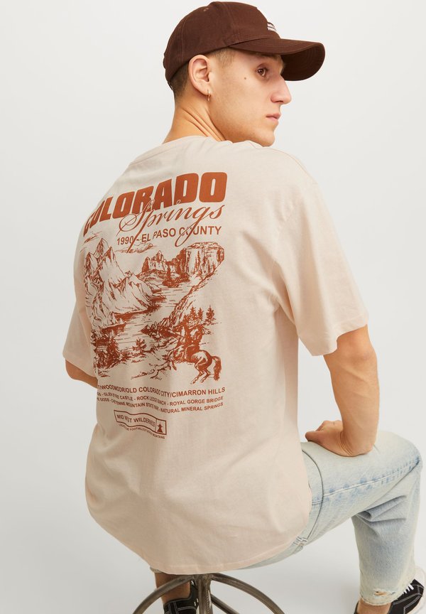 JORSPRINGS TEE UNISEX - Print T-shirt - sand dollar4