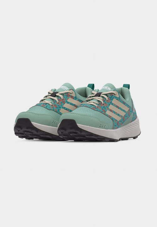 adidas TRACEFINDER MINECRAFT UNISEX - Hiking shoes - hazy green/alumina/chalky brown — photo 3