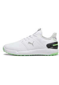 Puma Golf - IGNITE ELEVATE - Golf shoes - white fluro green pes black Thumbnail Image 1