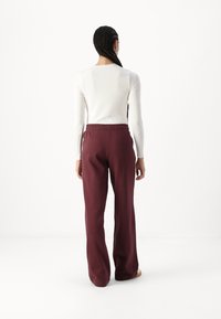 JJXX JXALLY REG WIDE PANTS - Tepláky - sassafras