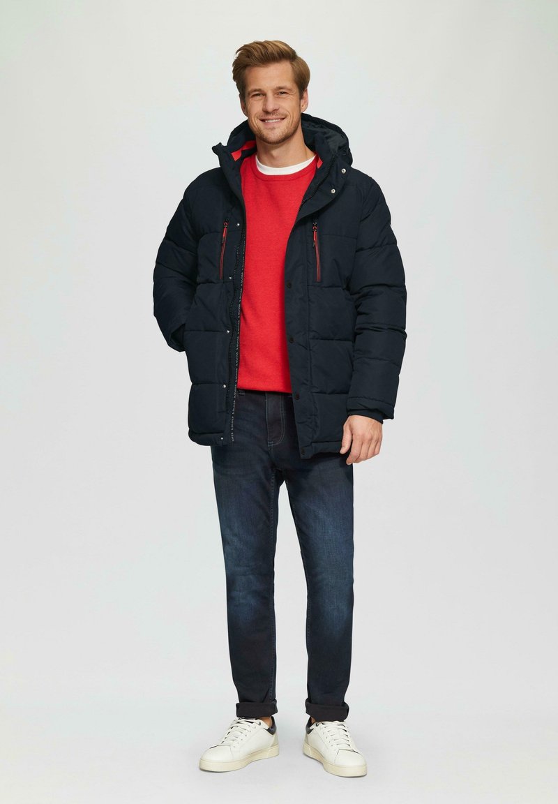 Winterjacke navy/dunkelgrün Zalando