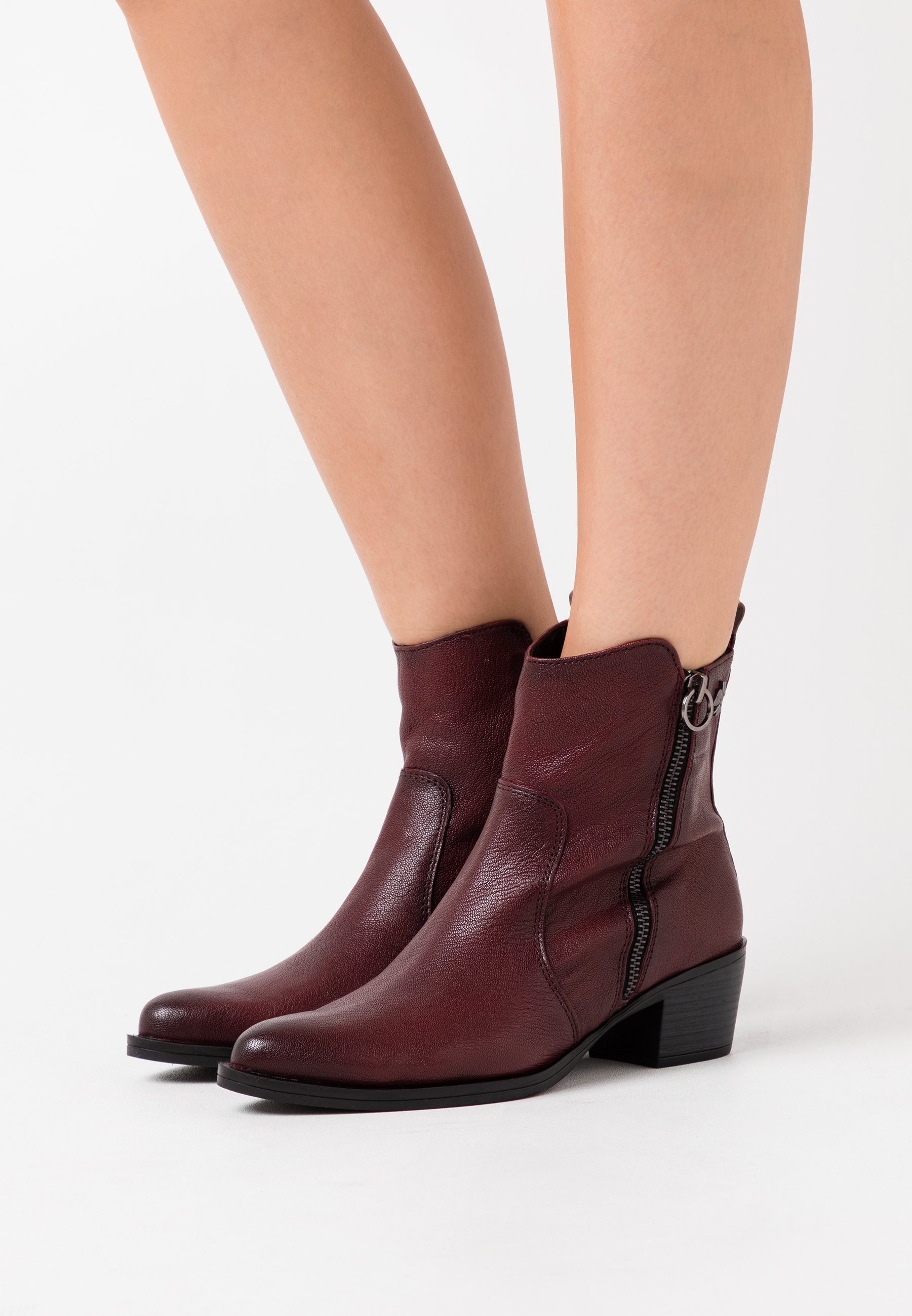bottines marco tozzi bordeaux