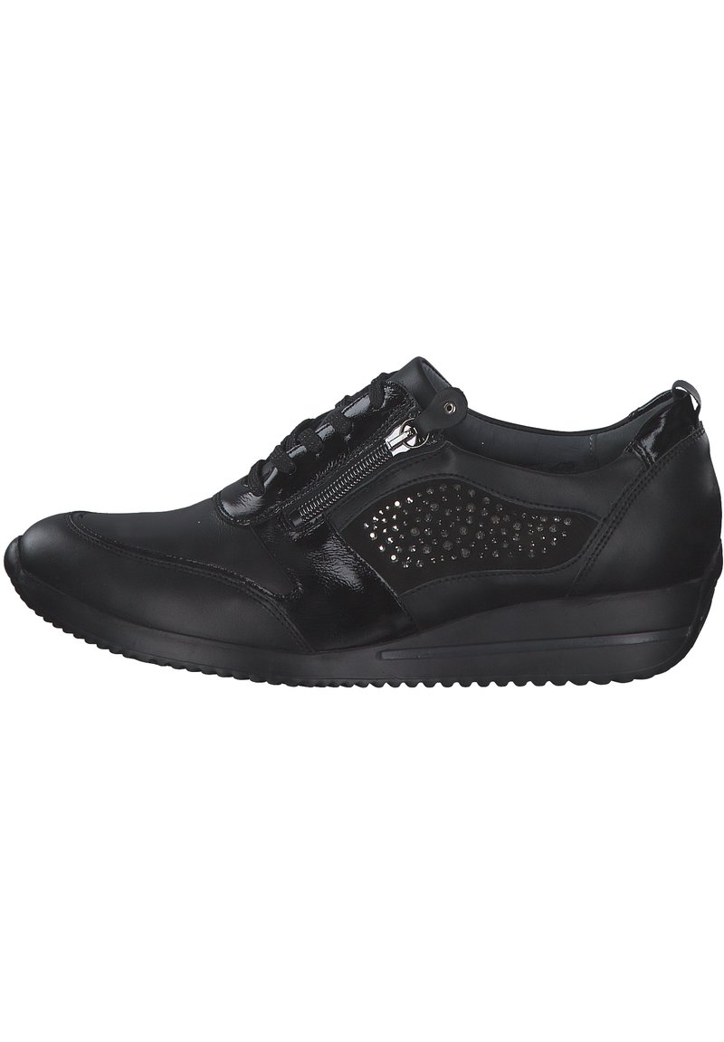 Waldläufer Stringate sportive - schwarz lack