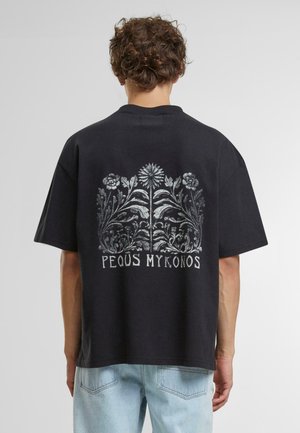 IRONS GRAPHIC  - T-shirt con stampa - black