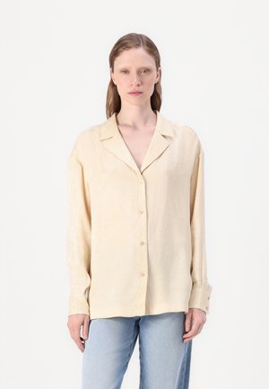 BANJET - Button-down blouse - open beige