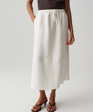 OPUS, A LINE FLUID DRAPE - A-lijn rok - light cotton