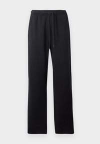 Abercrombie & Fitch ESSENTIAL BAGGY OPEN HEM CASUAL - Jogginghose - black