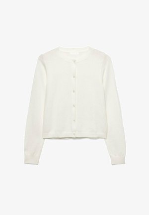 NA-KD, FINE KNITTED CARDIGAN - Kardigán - offwhite