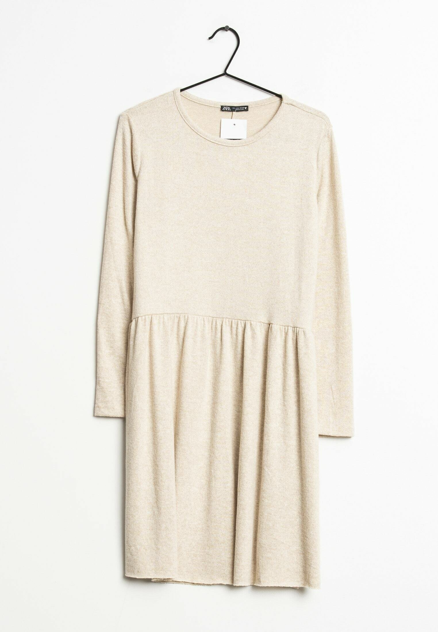 Zara Strickkleid - beige - (Pre-owned) - Zalando.de