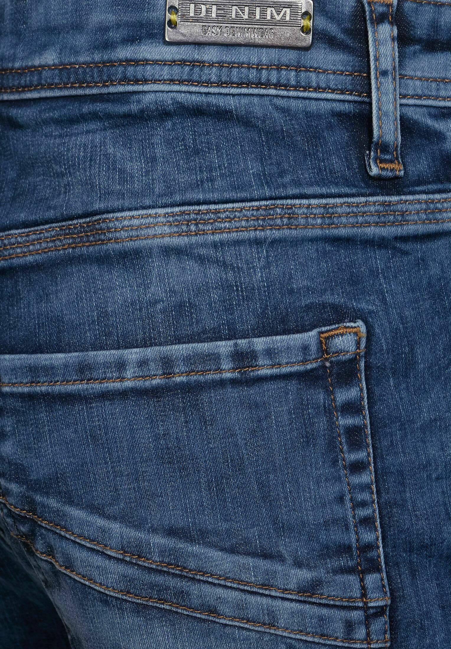 Street One Men Slim fit jeans - blau 